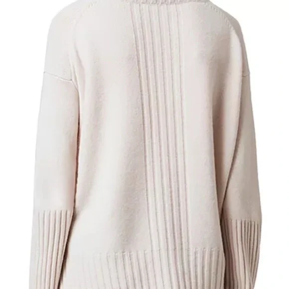 All Saints Cream Turtleneck Sweater - Picture 5 of 5